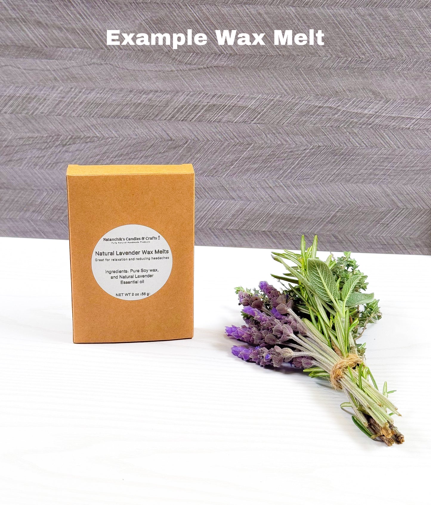 Natural Custom Wax Melt